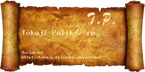 Tokaji Polikárp névjegykártya
